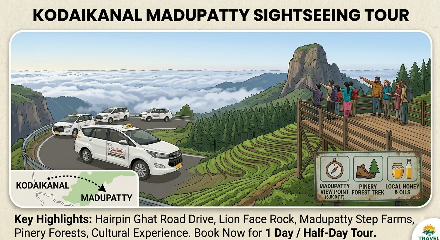 Kodaikanal Madupatty Route Tour