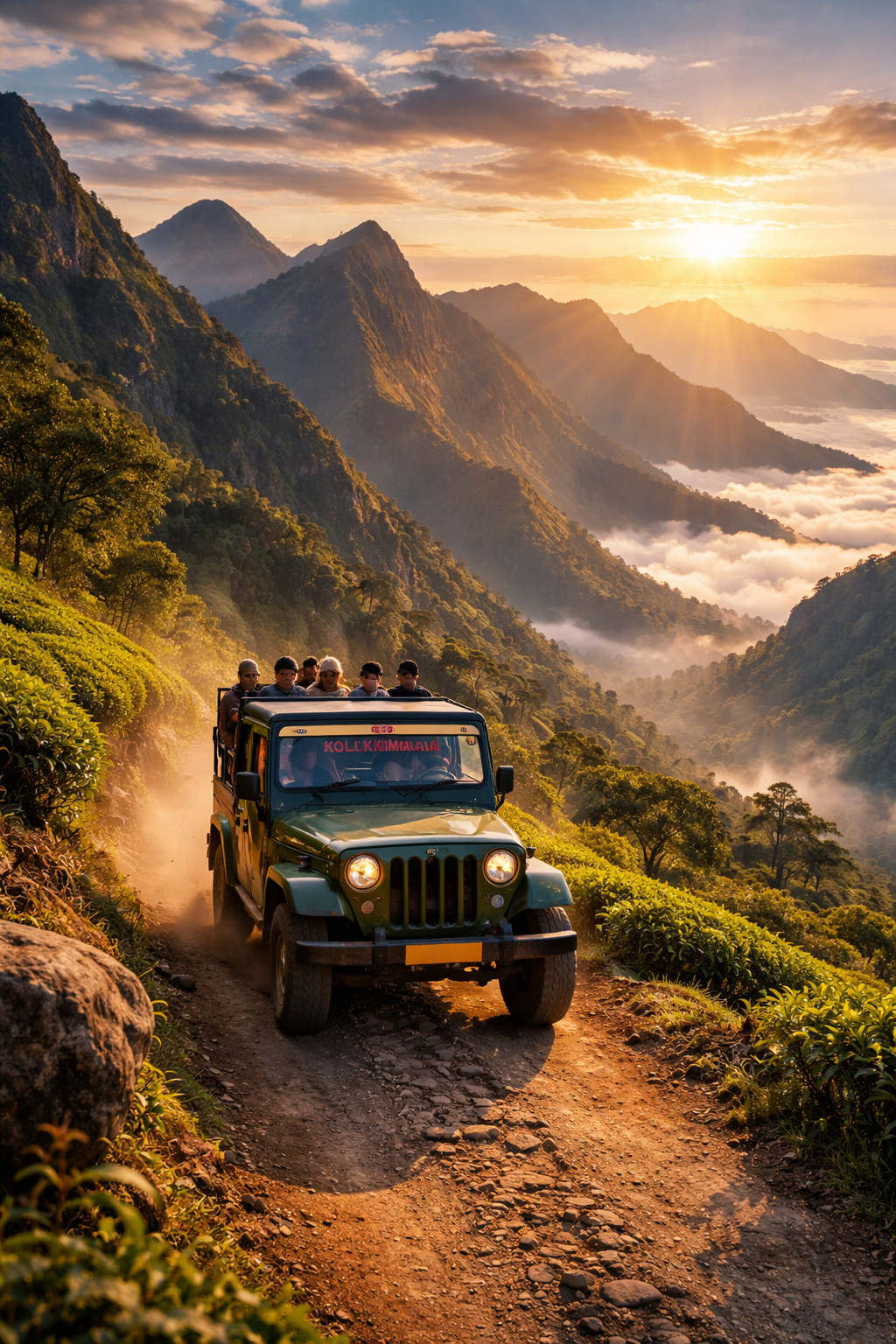 Kolukkumalai Jeep Ride